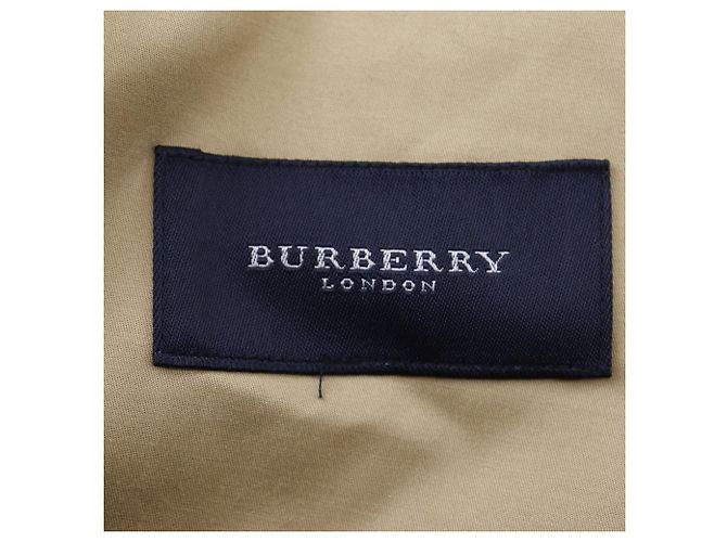 Abrigo de algodón y poliuretano Burberry Beige - vista 9