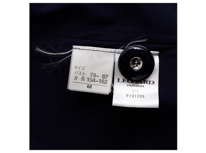 Autre Marque LEONARD Cardigan aus Acetat und Polyester Blau Marineblau - Ansicht 13