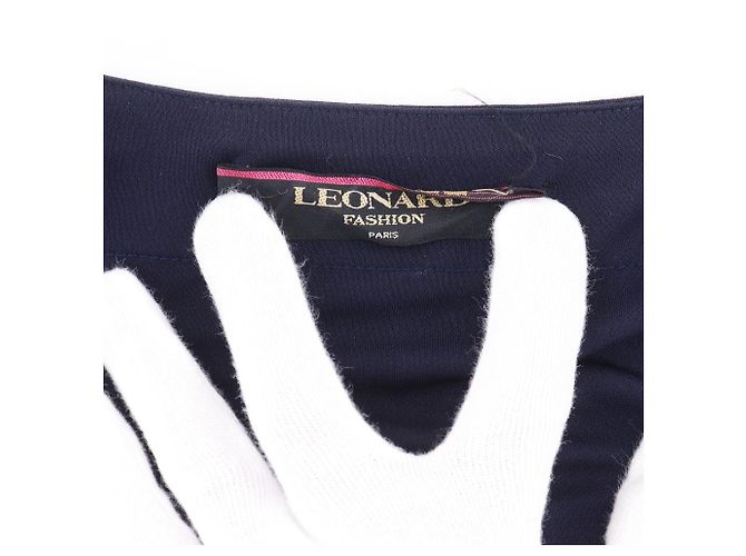 Autre Marque LEONARD Cardigan aus Acetat und Polyester Blau Marineblau - Ansicht 14