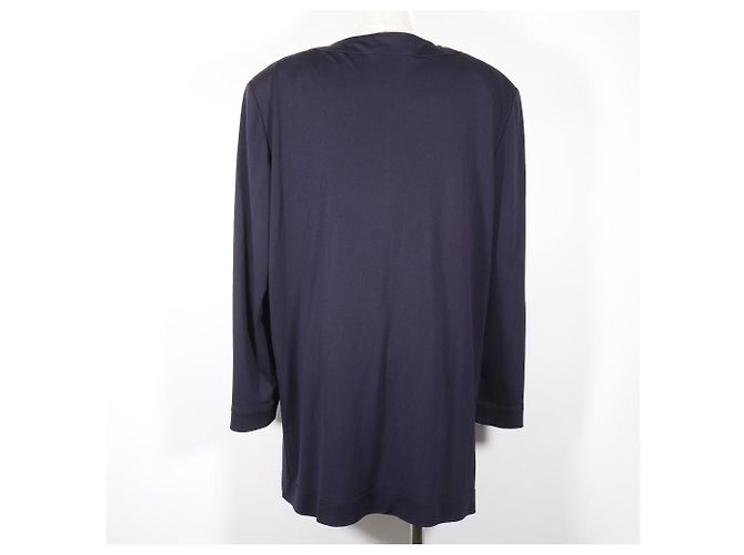 Autre Marque LEONARD Cardigan aus Acetat und Polyester Blau Marineblau - Ansicht 3