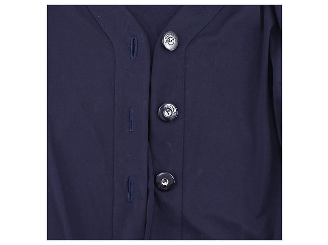 Autre Marque LEONARD Cardigan aus Acetat und Polyester Blau Marineblau - Ansicht 5