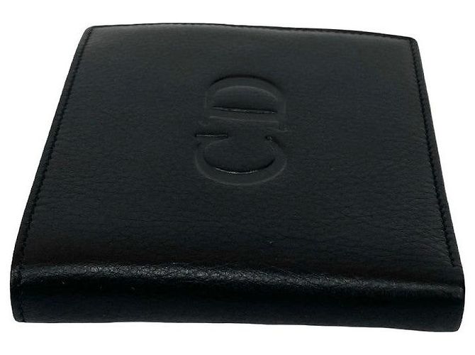 Cartera de cuero Christian Dior Negro - vista 4