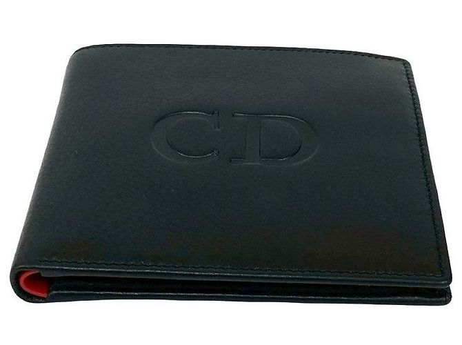 Cartera de cuero Christian Dior Negro - vista 5