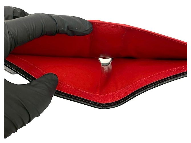 Cartera de cuero Christian Dior Negro - vista 9