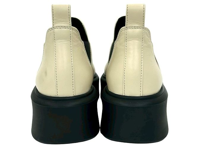 THE ROW Lederstiefel Schwarz Weiß - Ansicht 6