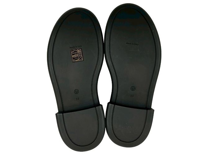 THE ROW Lederstiefel Schwarz Weiß - Ansicht 7