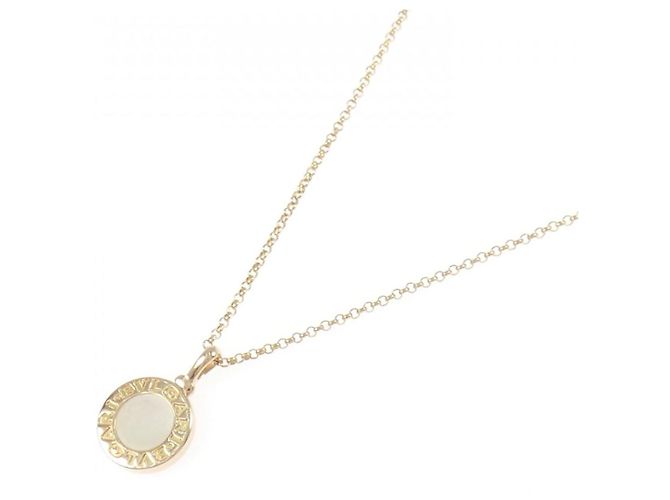 Bulgari Collana con pendente Bvlgari Bvlgari in oro rosa 18K e madreperla - vista 2