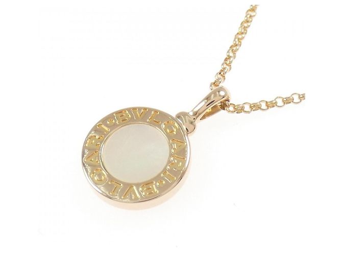 Bulgari Collana con pendente Bvlgari Bvlgari in oro rosa 18K e madreperla - vista 3