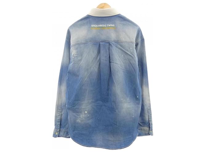 Autre Marque Camicia Dsquared2 Blu - vista 2