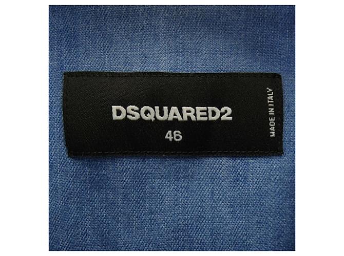 Autre Marque Camicia Dsquared2 Blu - vista 4