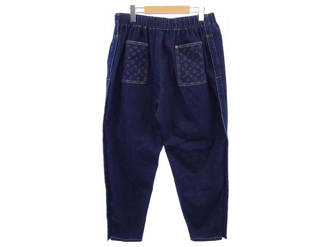Pantalones Carrot en denim Louis Vuitton Azul Azul marino - vista 2