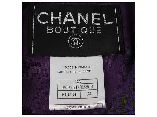 Abrigo Chanel P09254V05803 97A Verde - vista 4