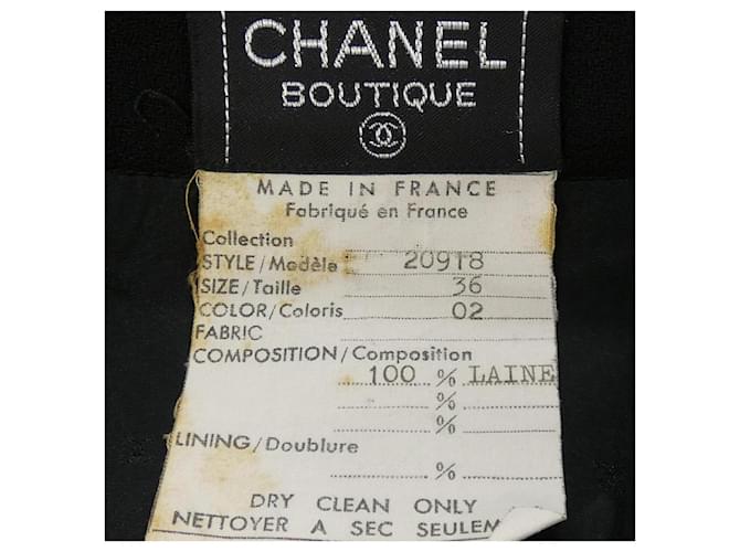 Traje Chanel Negro - vista 3