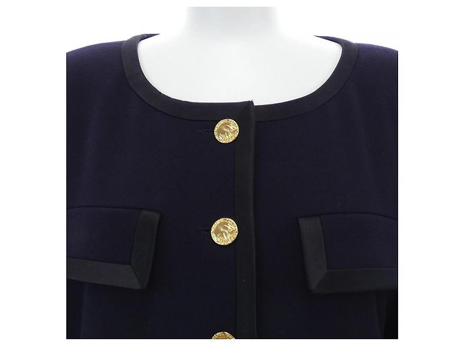 Conjunto de Traje Chanel Azul - vista 5