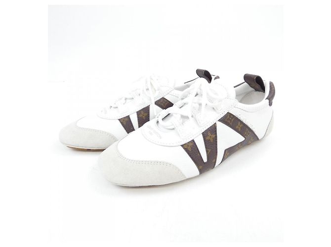 Sneakers Louis Vuitton LV Sneakers Marrone Bianco - vista 3