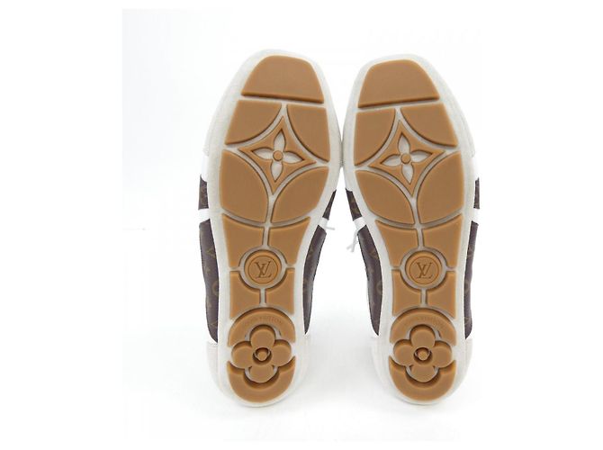 Sneakers Louis Vuitton LV Sneakers Marrone Bianco - vista 4