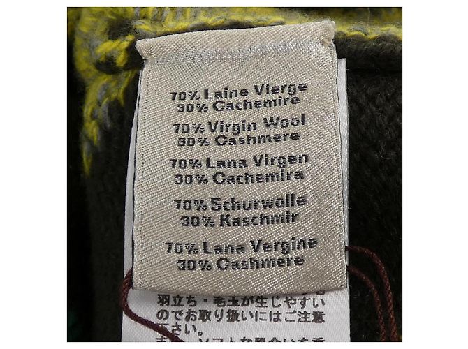Hermès Hermes Kaschmir-Mischung Strick S Grün - Ansicht 3