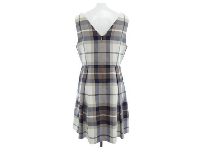 Autre Marque Kleid BLUE LABEL CRESTBRIDGE Braun Blau Beige Marineblau - Ansicht 2