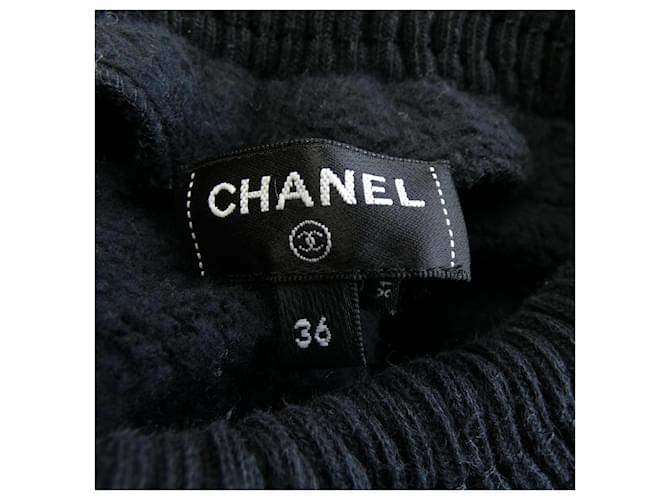 Chanel 24K Baumwoll-Sweatshirt Schwarz - Ansicht 5