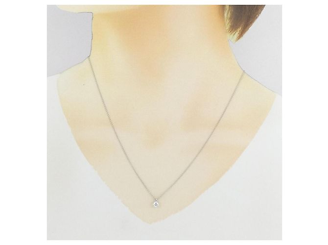 Autre Marque Collana di Diamanti PT900 PT850 Argento - vista 6