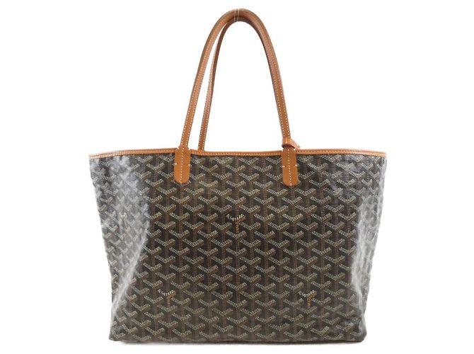 Goyard Saint Louis Canvas Tote Bag Schwarz - Ansicht 2