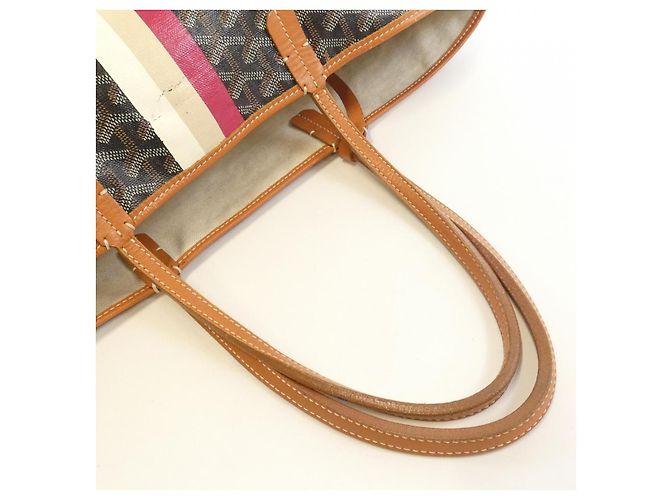 Goyard Saint Louis Canvas Tote Bag Schwarz - Ansicht 6