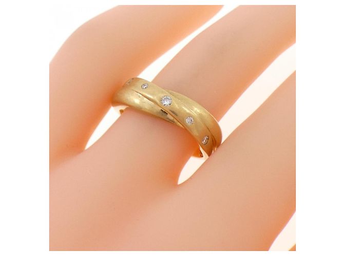 Autre Marque Vendome Au750 Diamantring Golden - Ansicht 5