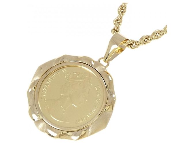 Autre Marque Collana con moneta Au750 D'oro - vista 3