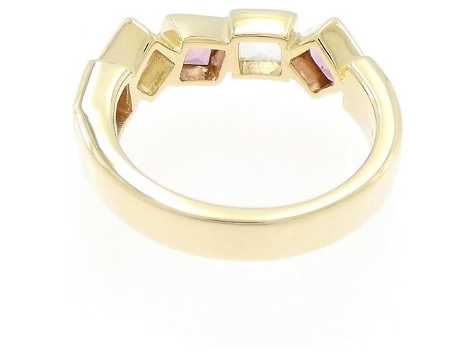 Autre Marque Luviada Au750 Topas-Quarz-Ring Golden - Ansicht 3