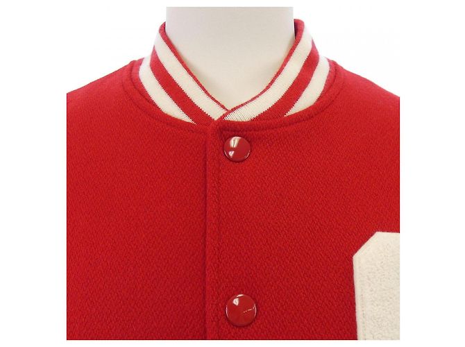 Céline CELINE Chaqueta Teddy Jackson Chaqueta Stadium Roja - vista 6