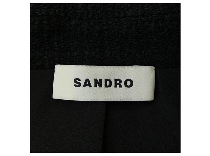 Autre Marque Abito Sandro Nero - vista 4