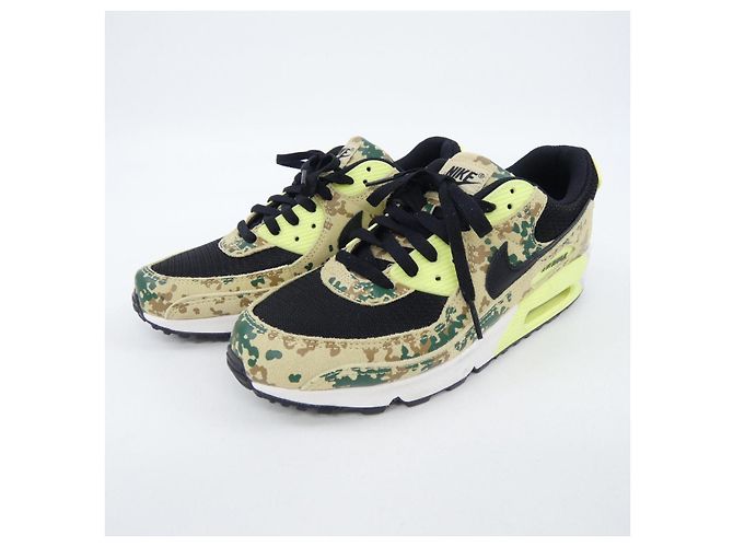 Autre Marque NIKE Sneaker Schwarz Beige Gelb - Ansicht 3