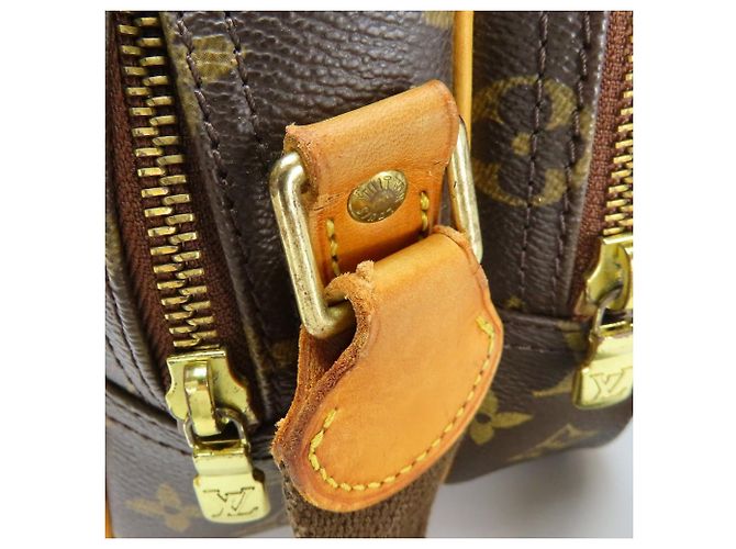 Borsa a tracolla Louis Vuitton Reporter PM Monogram Marrone - vista 13
