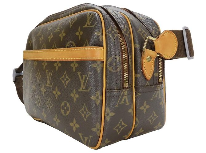 Borsa a tracolla Louis Vuitton Reporter PM Monogram Marrone - vista 2
