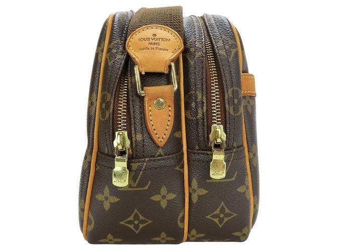 Borsa a tracolla Louis Vuitton Reporter PM Monogram Marrone - vista 3