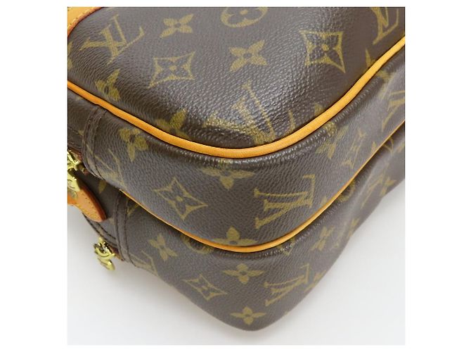 Borsa a tracolla Louis Vuitton Reporter PM Monogram Marrone - vista 7