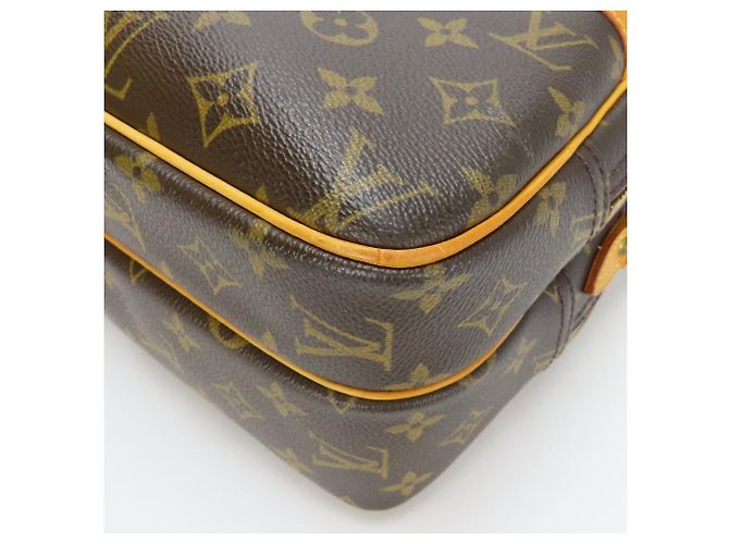 Borsa a tracolla Louis Vuitton Reporter PM Monogram Marrone - vista 8