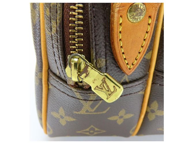 Borsa a tracolla Louis Vuitton Reporter PM Monogram Marrone - vista 9