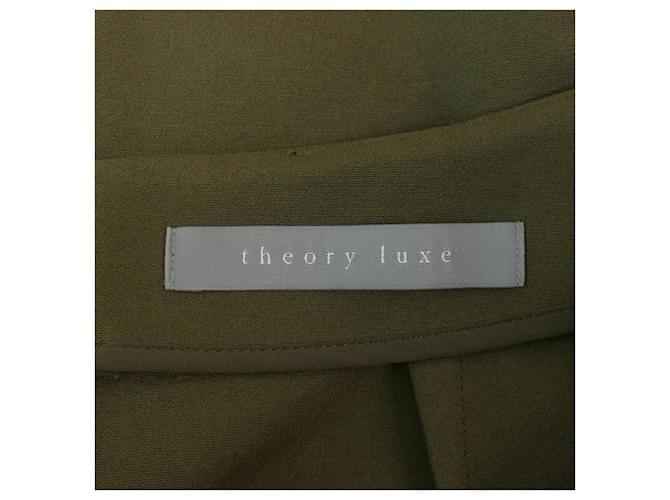 Falda de lujo Theory Verde Caqui - vista 4