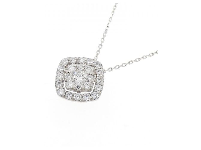 Autre Marque Collana in platino e diamanti Ponte Vecchio Argento - vista 3