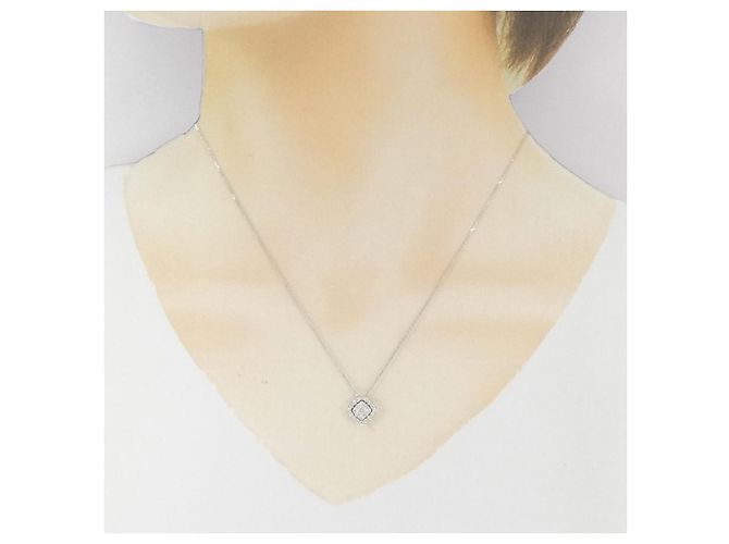 Autre Marque Collana in platino e diamanti Ponte Vecchio Argento - vista 6