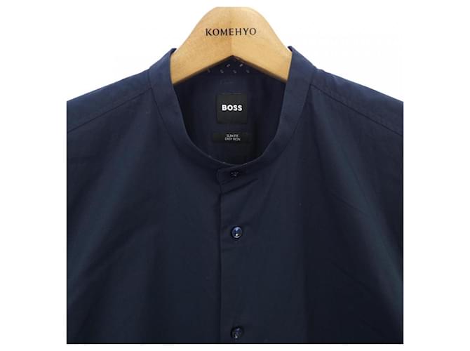 Hugo Boss Camisa BOSS de algodón Azul Azul marino - vista 5