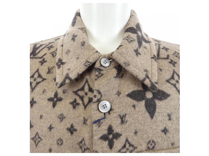 Chaqueta de mezcla de cachemira Louis Vuitton Beige - vista 5