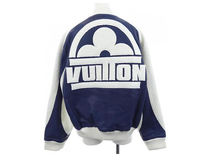 Blouson Louis Vuitton de piel mixta Flower Azul - vista 2