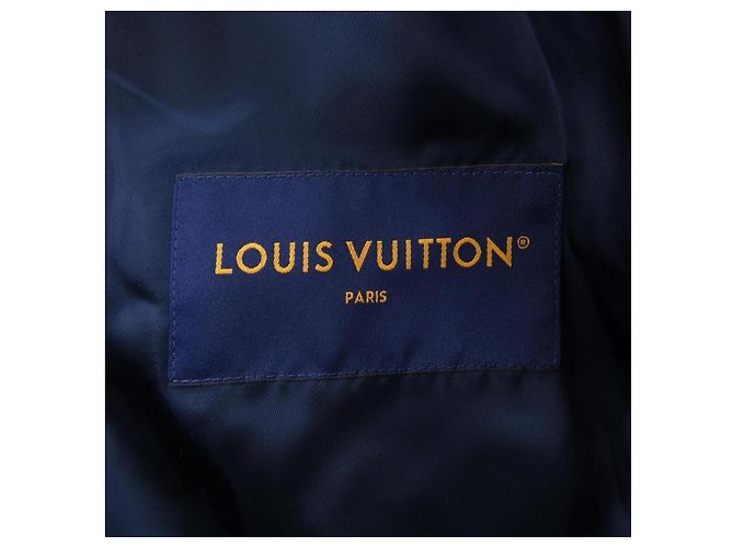 Blouson Louis Vuitton de piel mixta Flower Azul - vista 5