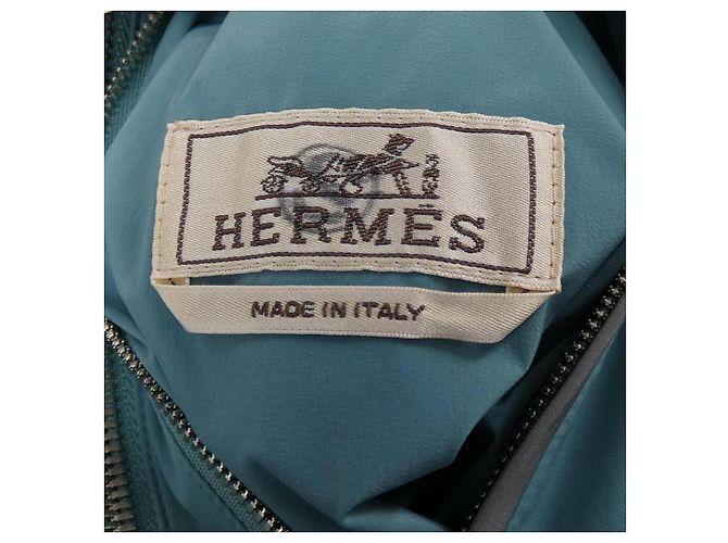 Hermès Blouson reversibile Hermes Verde - vista 4