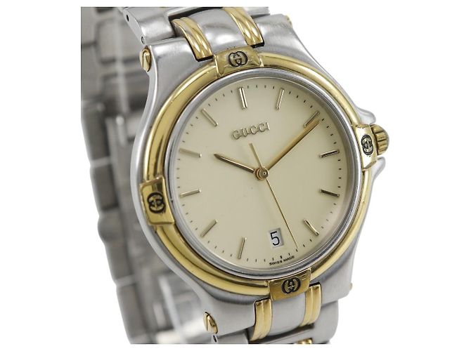 Gucci 9040M Edelstahl Golden - Ansicht 3