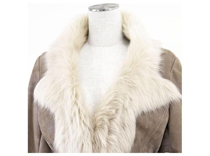 Autre Marque Abrigo de shearling NORTH BEACH Castaño - vista 2