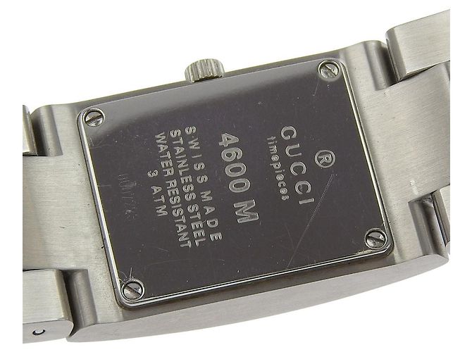 Reloj Gucci 4600M de acero inoxidable Negro - vista 5