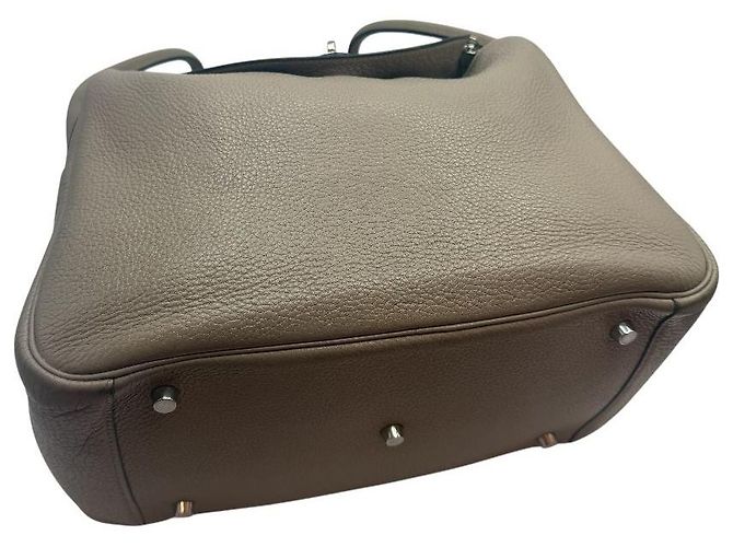 Hermès Borsa a Spalla Lindy Clémence Marrone - vista 5